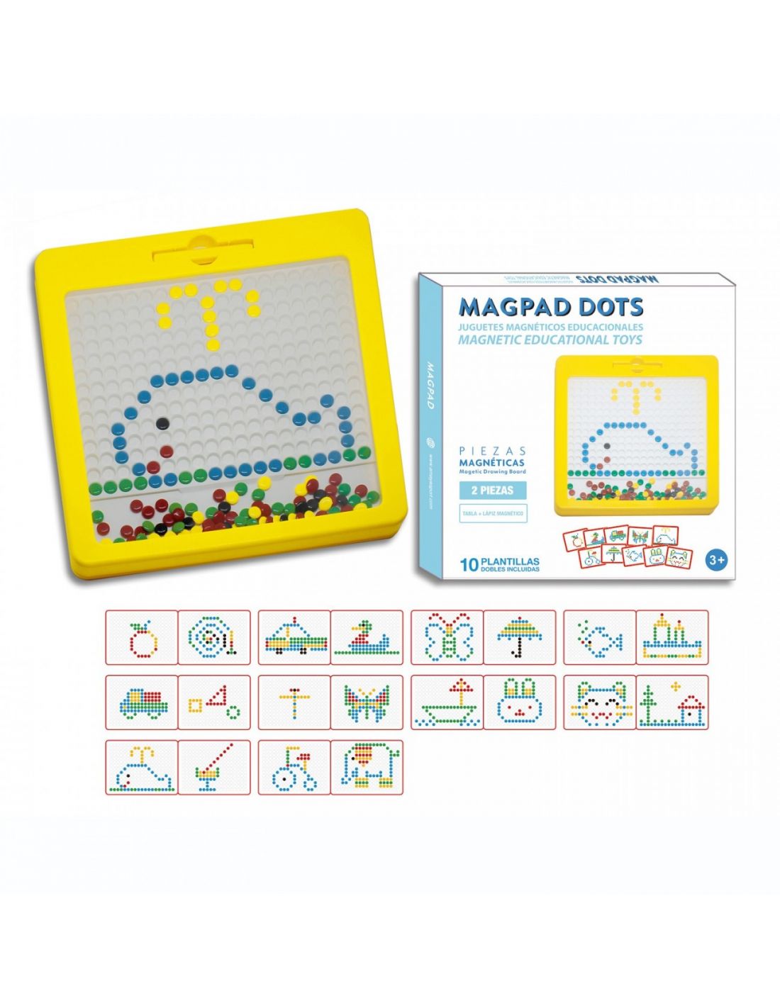 Magnetinė planšetė AMAYA "MAGPAD DOTS"