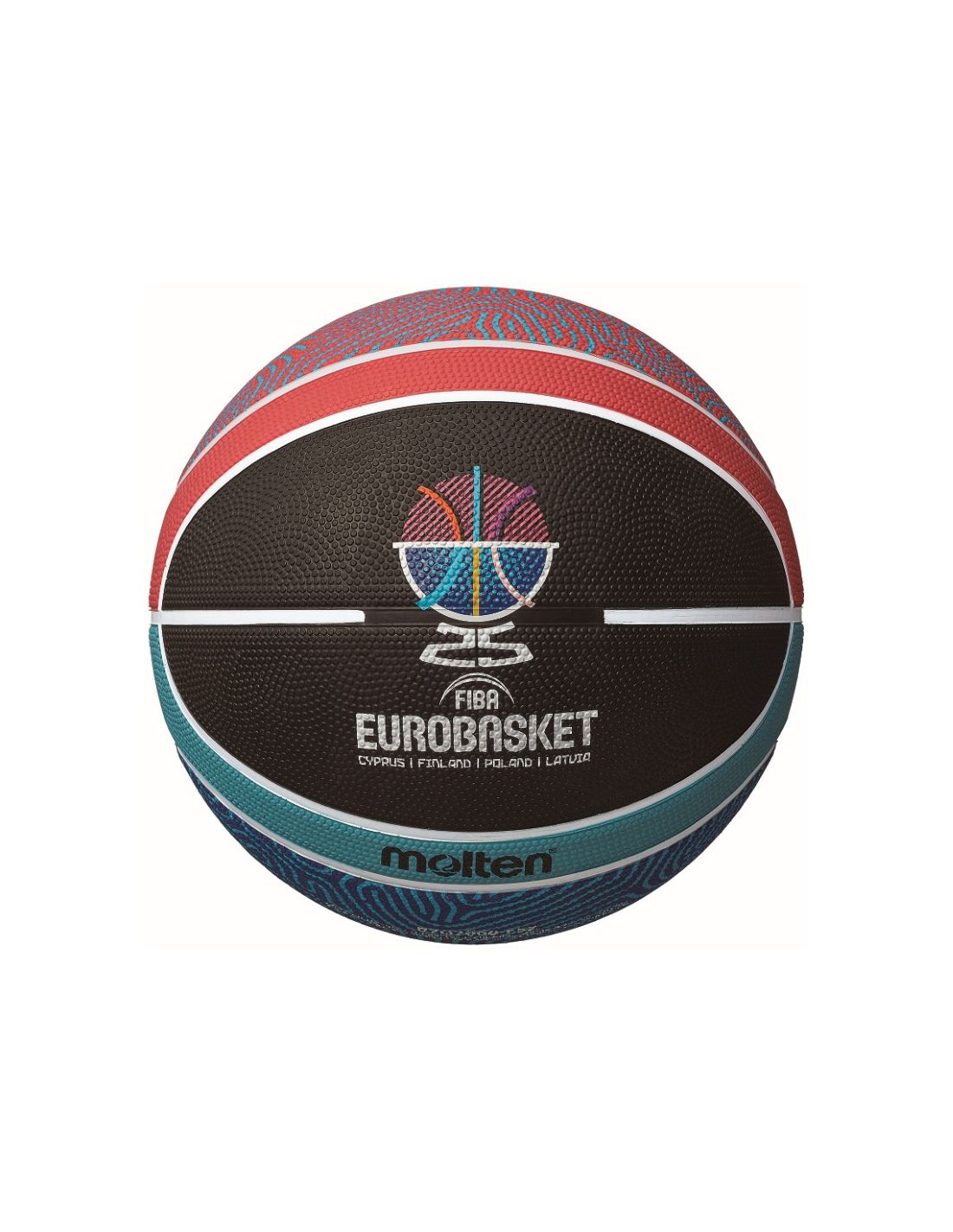 Krepšinio kamuolys MOLTEN B7G2000-E5Z Eurobasket 2025 (7dydis)