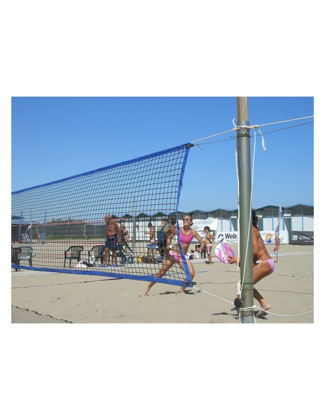 Paplūdimio teniso tinklas SportSystem (blue)
