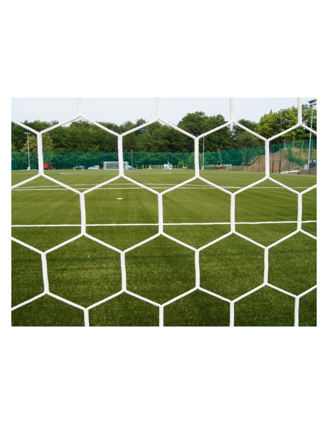 Standartinis futbolo vartų tinklas 7.5x2.5x2x2m (4mm) HEX