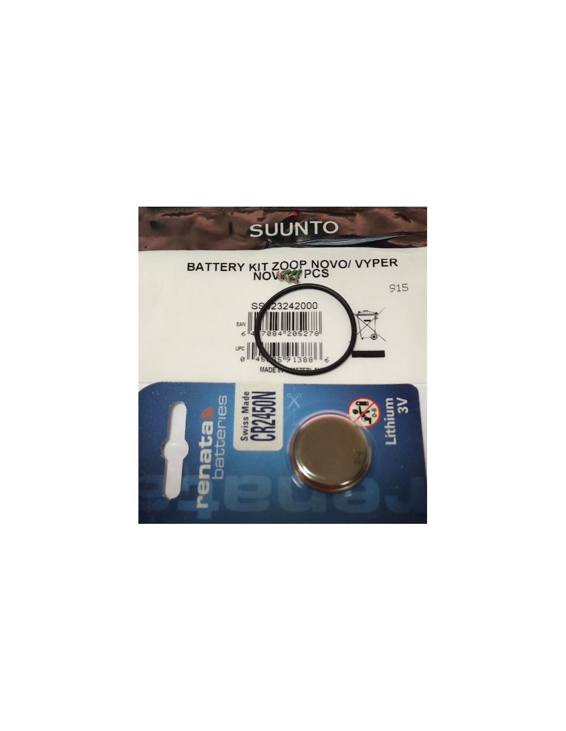 SUUNTO ZOOP NOVO/VYPER NOVO baterija su tarpine