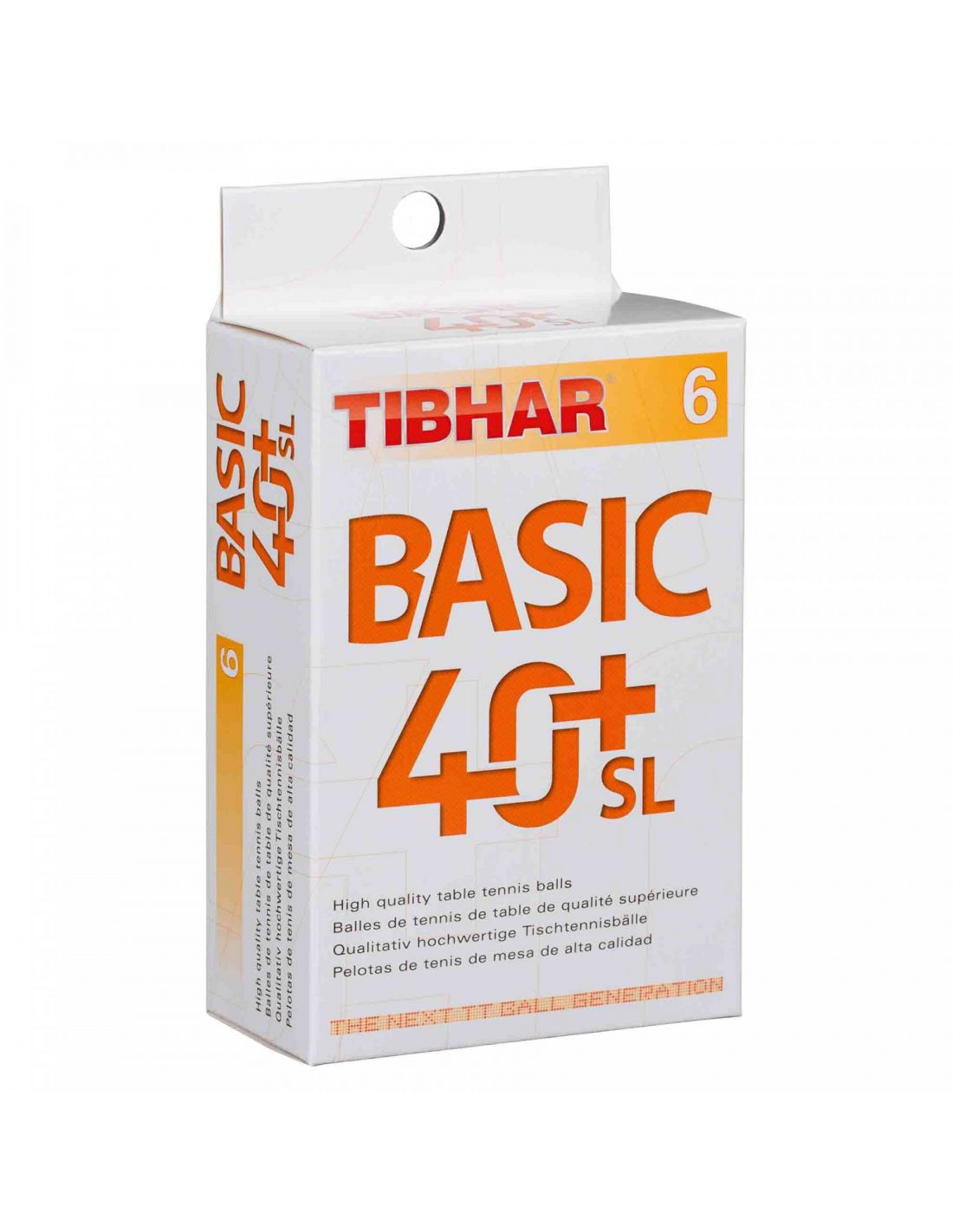 Stalo teniso kamuoliukai Tibhar BASIC 40+ SL (6vnt)