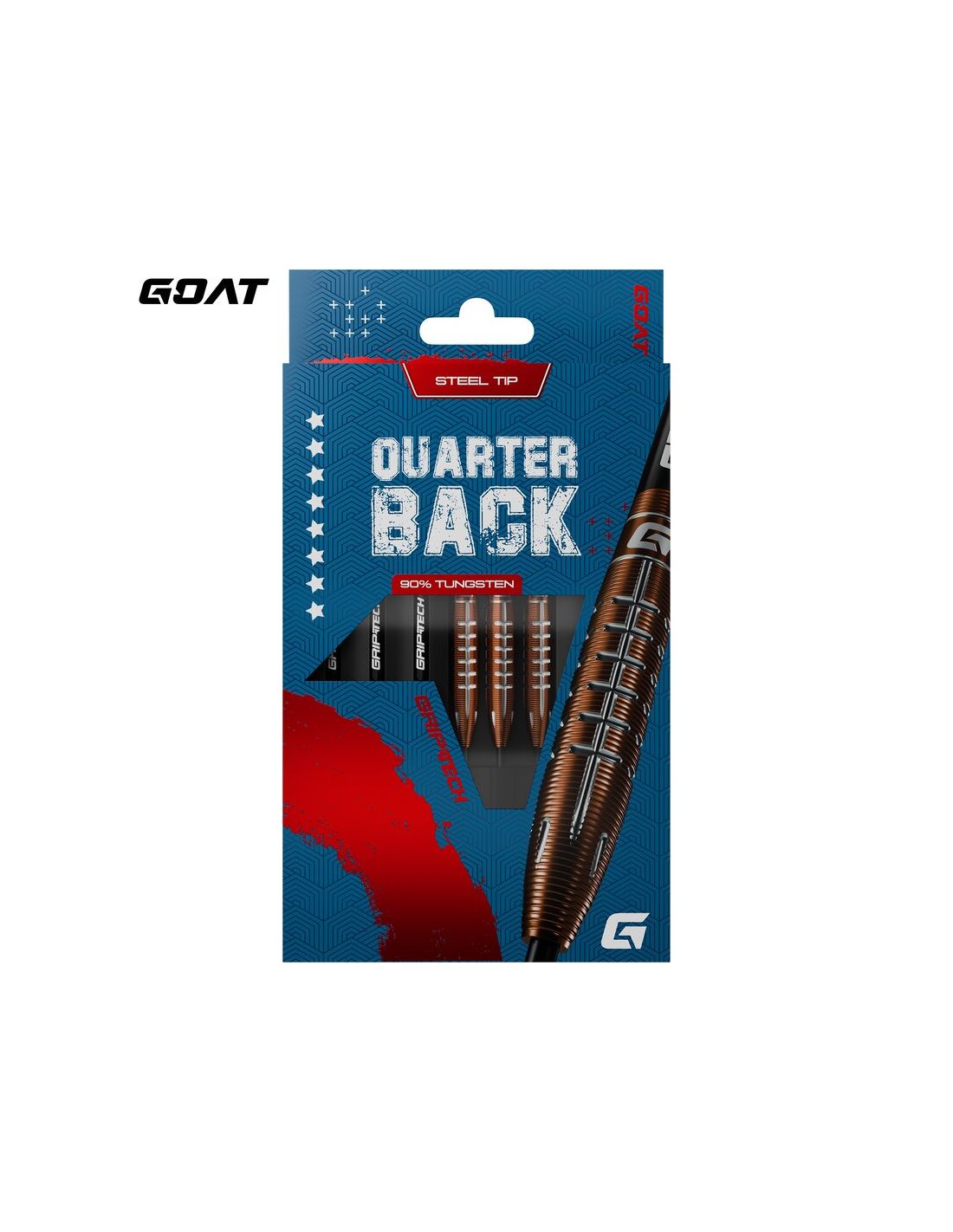 Strėlytės GOAT "QUARTER BACK" 95% Tungsten (26g)