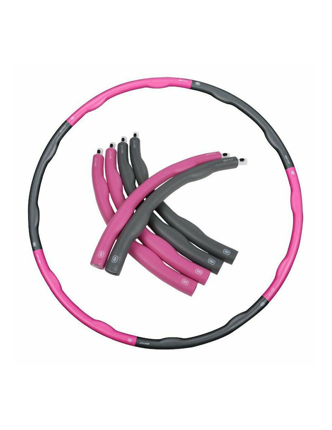 Masažinis lankas VIRTUFIT "Hula Hoop" 1,5kg