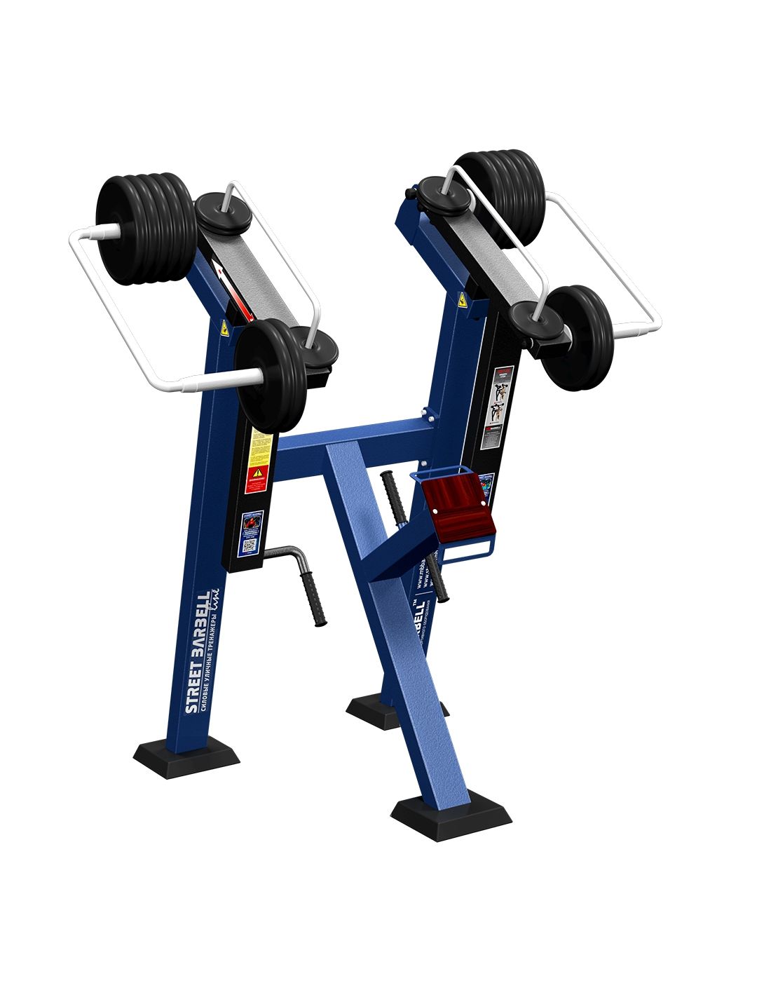 Streetbarbell MB 7.37 - Nugaros trauka su svorių bloku