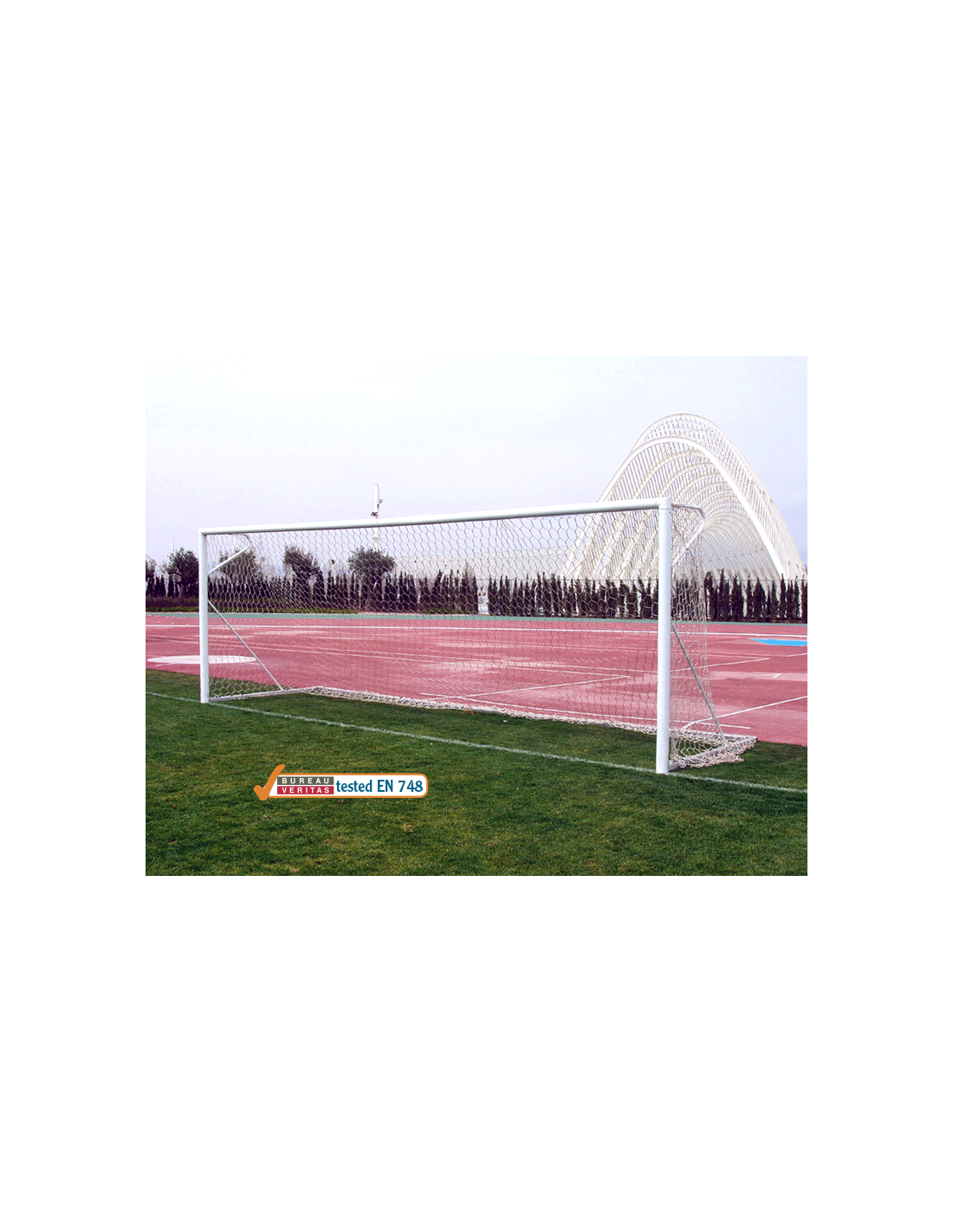 Standartiniai futbolo vartai Sportsystem (aliuminiai,pastatomi) 7,32x2,44m