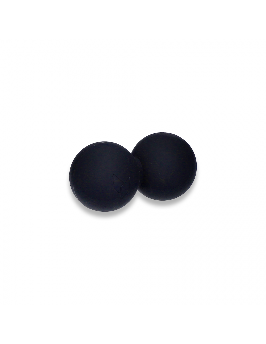 Dvigubas masažinis silikoninis kamuoliukas YellowSport (6.5cm)
