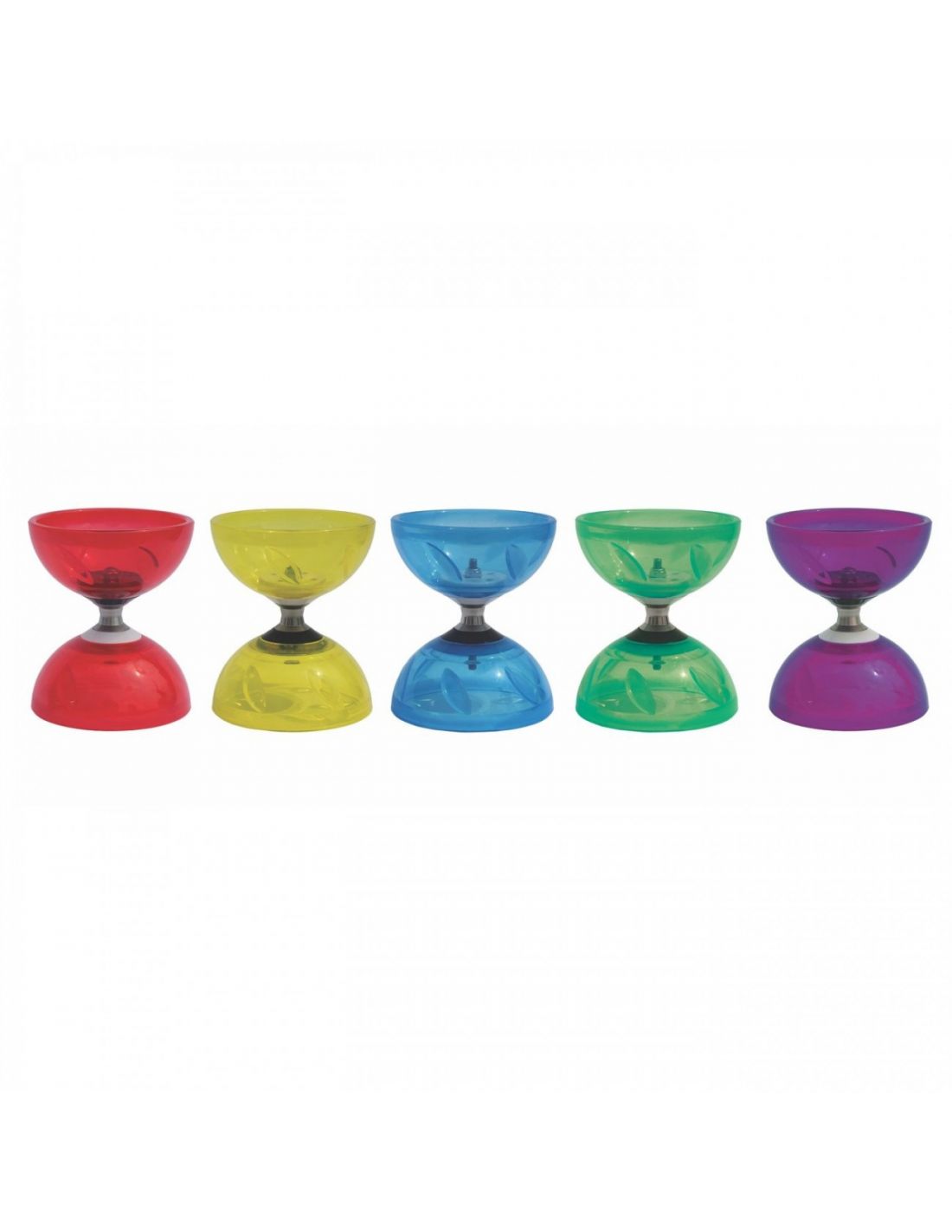 Žongliravimo žaidimas DIABOLO su guoliais (100mm)