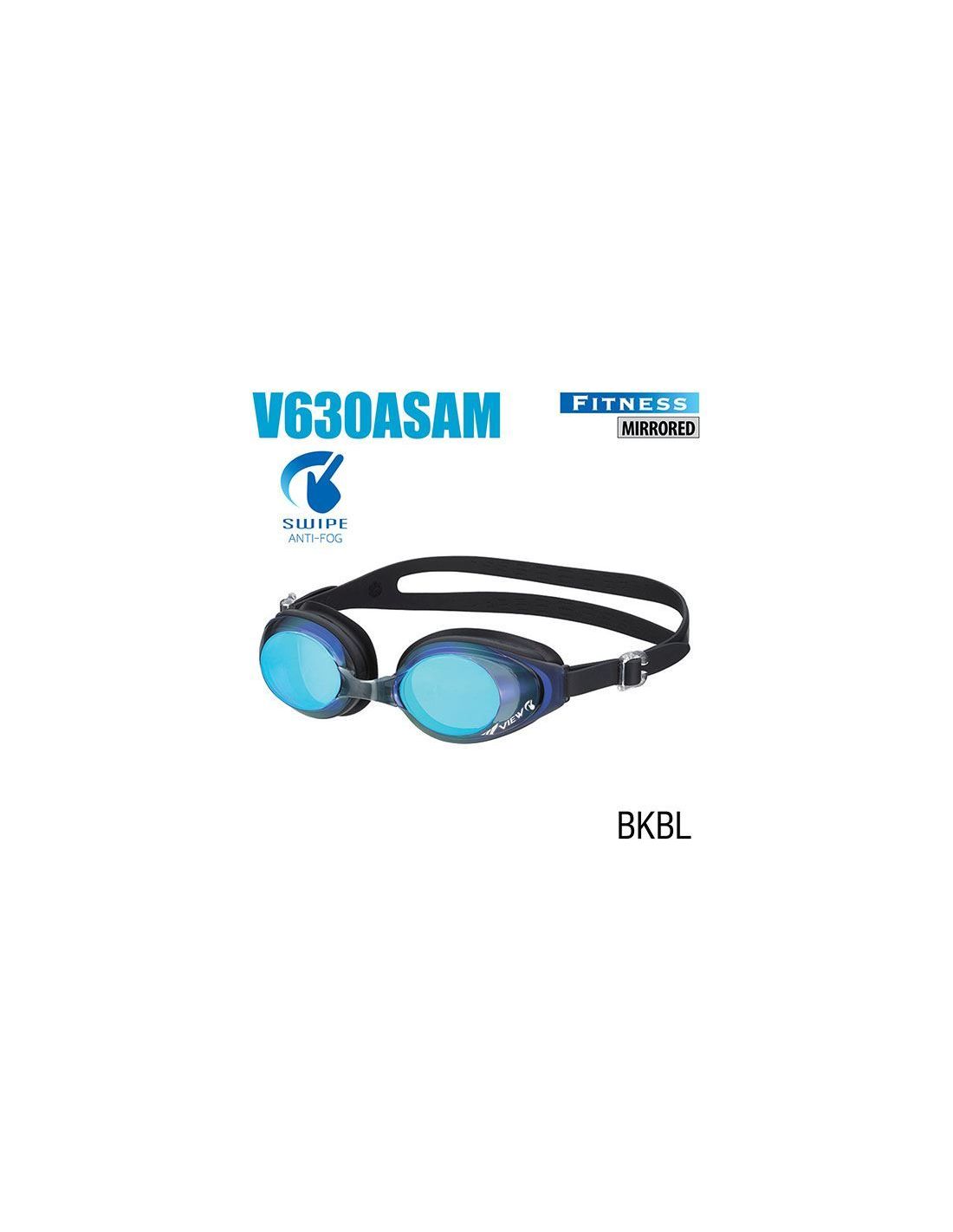 Plaukimo akiniai VIEW SWIPE Fitness V630-BKBL (Mirrored)