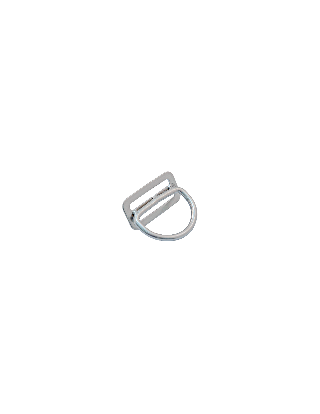 Nerūdijančio plieno diržo žiedas DIRZONE "D-Ring on Belt Stop" 45°