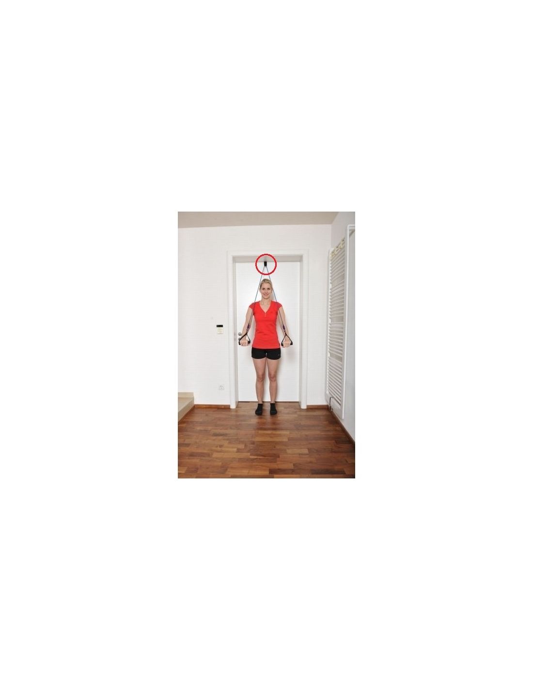 Gumų laikiklis tvirtinamas už durų AMILA "Door Fixing Hook"