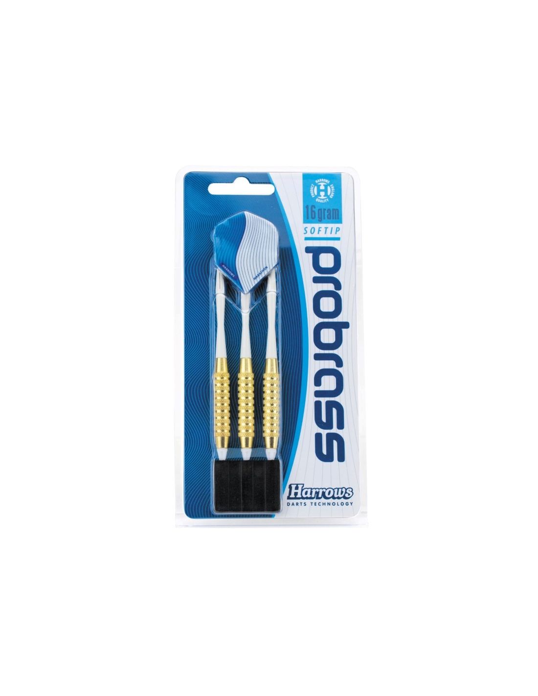 Strėlytės HARROWS Soft tip PRO BRASS 3x18g