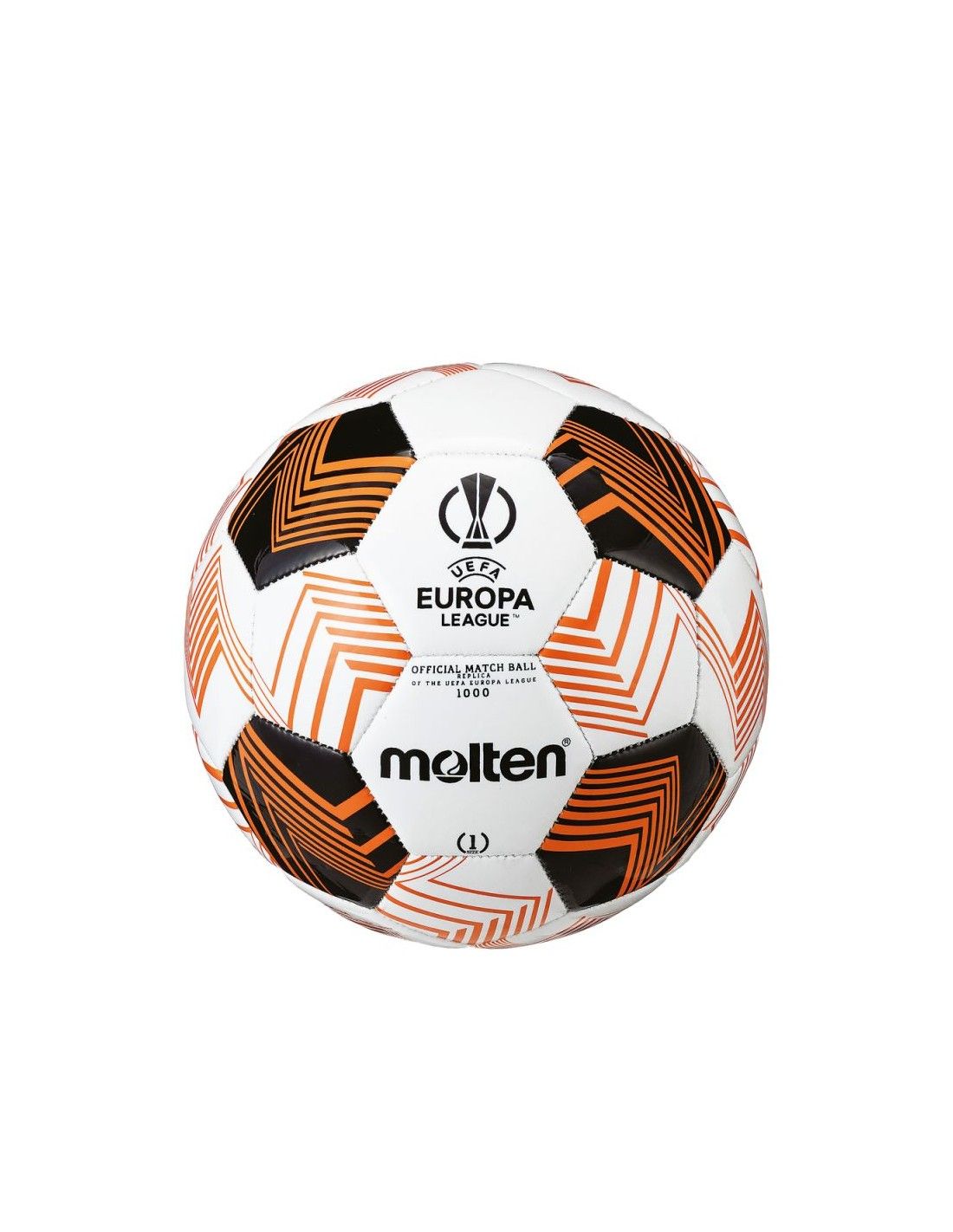 SUVENYRINIS FUTBOLO KAMUOLYS MOLTEN F1U1000-12 UEFA EUROPA LEAGUE REPLICA (1 dydis)