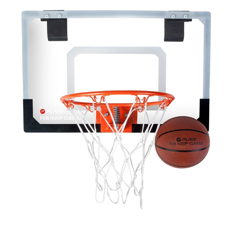 Krepšinio lankas Pure2Improve FunHoop Classic Balta/Juoda/Raudona Metalas Plastikas Guma
