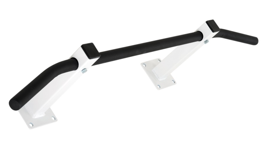 Prie sienos montuojamas skersinis SANRO LM-1 baltas-juodas, iki 150kg