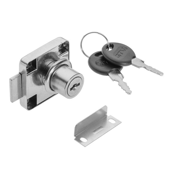 Spynelė baldinė 40x40 mm Ø 19 mm kvadratinė 101/138 chromo spalvos