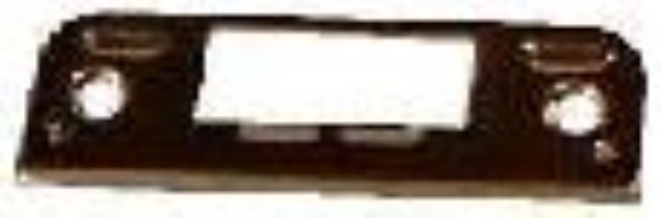 Spynos plokštelė durų staktai 100 x 30 mm 0045 lygi žalvaris