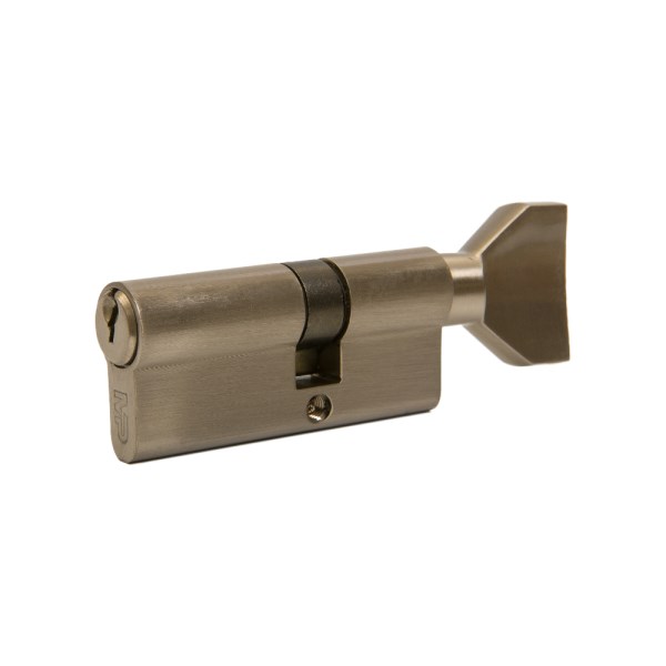 Cilindras spynai 40 x 30 mm WC 5 raktai matinis nikelio MP MCI