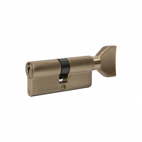 Cilindras spynai 30x30 mm WC 5 raktai matinio nikelio MP MCI-30-30-WC SN