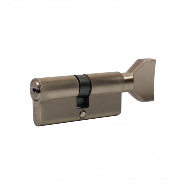 Cilindras spynai 35x35 mm WC 5 raktai matinio nikelio MP MCI-35-35-Z-WC SN
