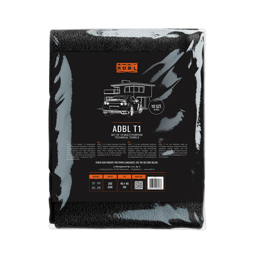 ADBL Mikropluošto šluosčių rinkinys T1 260GSM (10vnt.)