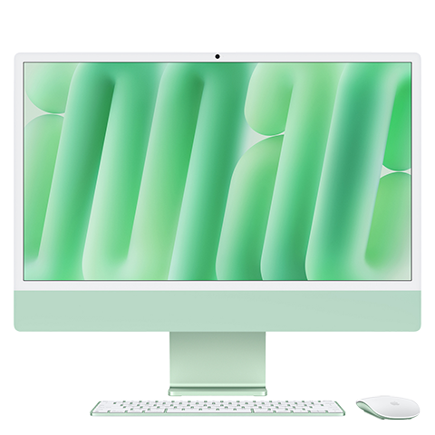 iMac 24” (2024) 4.5K stacionarus kompiuteris + klaviatūra ir pelė