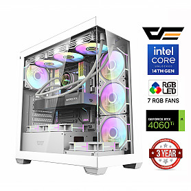 Core i7-14700F 64GB 512GB SSD 1TB HDD RTX 4060 TI 8GB NoOS Stacionarus kompiuteris