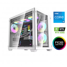 Core i5-14400F 16GB 512GB SSD 2TB HDD RTX 4060 8GB NoOS Stacionarus kompiuteris