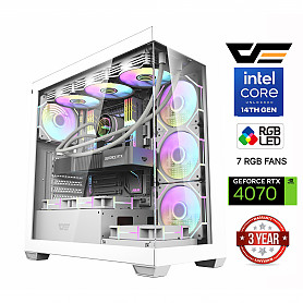 Core i7-14700F 16GB 512GB SSD RTX 4070 12GB NoOs Stacionarus kompiuteris