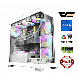 Core i7-13700F 16GB 512GB SSD NVME 1TB HDD RTX 4070 NoOs Stacionarus kompiuteris