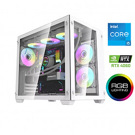 Core i5-14400F 16GB 512GB SSD RTX 4060 8GB NoOs Stacionarus kompiuteris