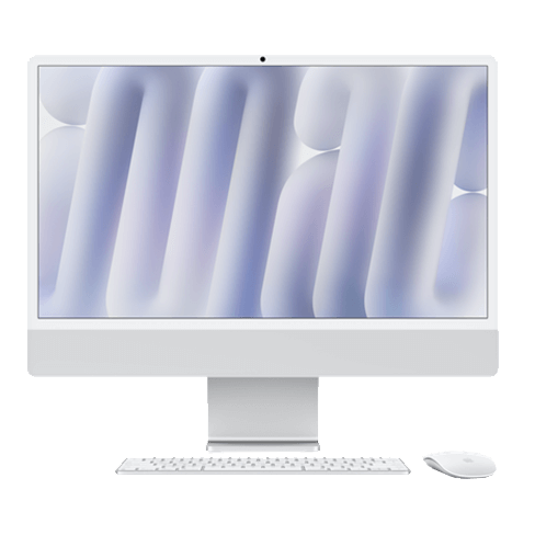 iMac 24” (2024) 4.5K Retina stacionarus kompiuteris + klaviatūra ir pelė