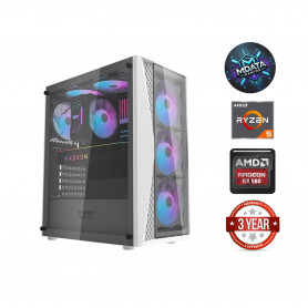 Ryzen 5 5500 32GB 1TB SSD RX 580 8GB NoOs Stacionarus kompiuteris