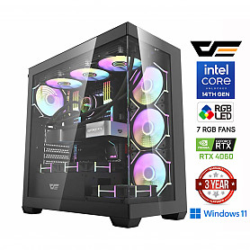 Core i5-14400F 16GB 512GB SSD 1TB HDD RTX 4060 8GB Windows 11 Stacionarus kompiuteris