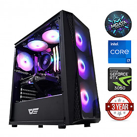 i7-12700KF 64GB 512GB SSD 1TB HDD RTX 3050 Windows 11 Stacionarus kompiuteris