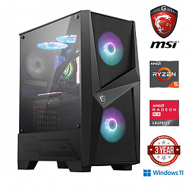 Ryzen 5 7600 16GB 1TB SSD NVME 1TB HDD RX 7800 XT Windows 11 Stacionarus kompiuteris