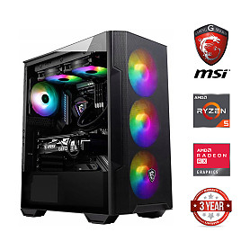 Ryzen 5 7600 32GB 512GB SSD NVME RX 7800 XT NoOs Stacionarus kompiuteris