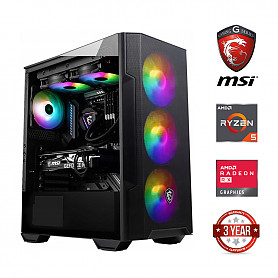 Ryzen 5 7600 32GB 512GB SSD NVME 1TB HDD RX 7800 XT NoOs Stacionarus kompiuteris