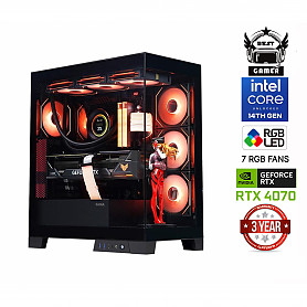 Core i9-14900F 16GB 1TB SSD RTX 4070 12GB NoOS Stacionarus kompiuteris