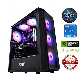 Core i5-12400F 32GB 2TB SSD 1TB HDD RTX 4070 Windows 11 Pro Stacionarus kompiuteris
