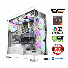 Ryzen 7 7800X3D 16GB 1TB SSD 2TB HDD RTX 4060 Windows 11 Stacionarus kompiuteris