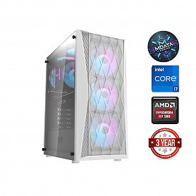 i7-12700KF 16GB 512GB SSD 1TB HDD RX 580 Windows 11 White Stacionarus kompiuteris