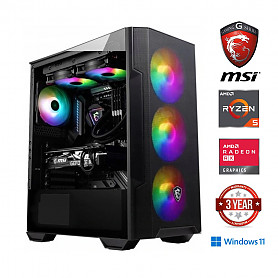 Ryzen 5 5600G 16GB 512GB SSD 1TB HDD RX580 8GB Windows 11 Stacionarus kompiuteris
