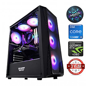 Core i5-12400F 32GB 1TB SSD 1TB HDD RTX 4060 Windows 11 Stacionarus kompiuteris