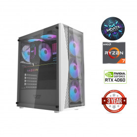 Ryzen 7 5700G 16GB 256GB SSD 2TB HDD RTX 4060 Windows 11 Stacionarus kompiuteris