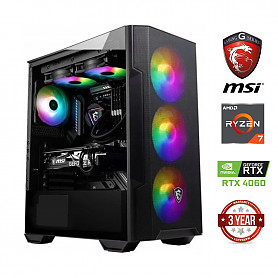 Ryzen 7 5700G 8GB 512GB SSD RTX 4060 NoOs Stacionarus kompiuteris