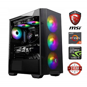 Ryzen 5 7600 32GB 512GB SSD NVME RTX 4060 Ti NoOs Stacionarus kompiuteris