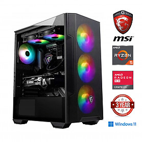 Ryzen 5 5600G 32GB 512GB SSD RX580 8GB Windows 11 Stacionarus kompiuteris