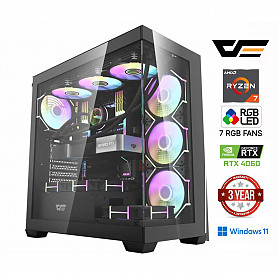Ryzen 7 7800X3D 32GB 1TB SSD RTX 4060 Windows 11 Stacionarus kompiuteris