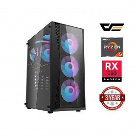 Ryzen 5 5600X 32GB 512GB SSD RX580 Windows 11 Stacionarus kompiuteris